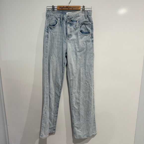 PISTOLA Bobbie Crossover Wide Leg Jeans Rennie - Picture 5 of 9